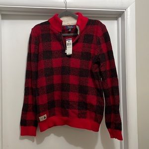 Polo Buffalo Check Ski Sweater